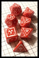Dice : Dice - Dice Sets - Q Workshop Nukes Red and White - Ebay Apr 2012